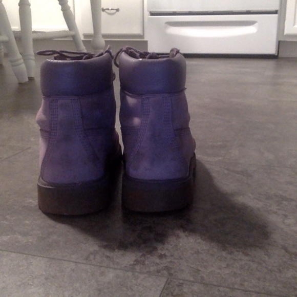 Timberland Kids Boots Size 4.5 Light Purple - Picture 4 of 10